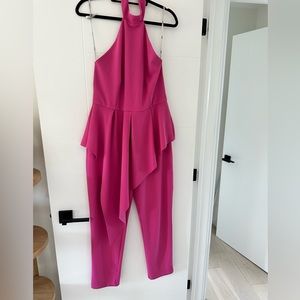 NWT ASOS Pink Barbie Jumpsuit size 8